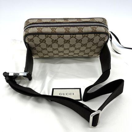 国内発！すぐ届く★人気 GUCCI GGキャンバス ボディバッグ